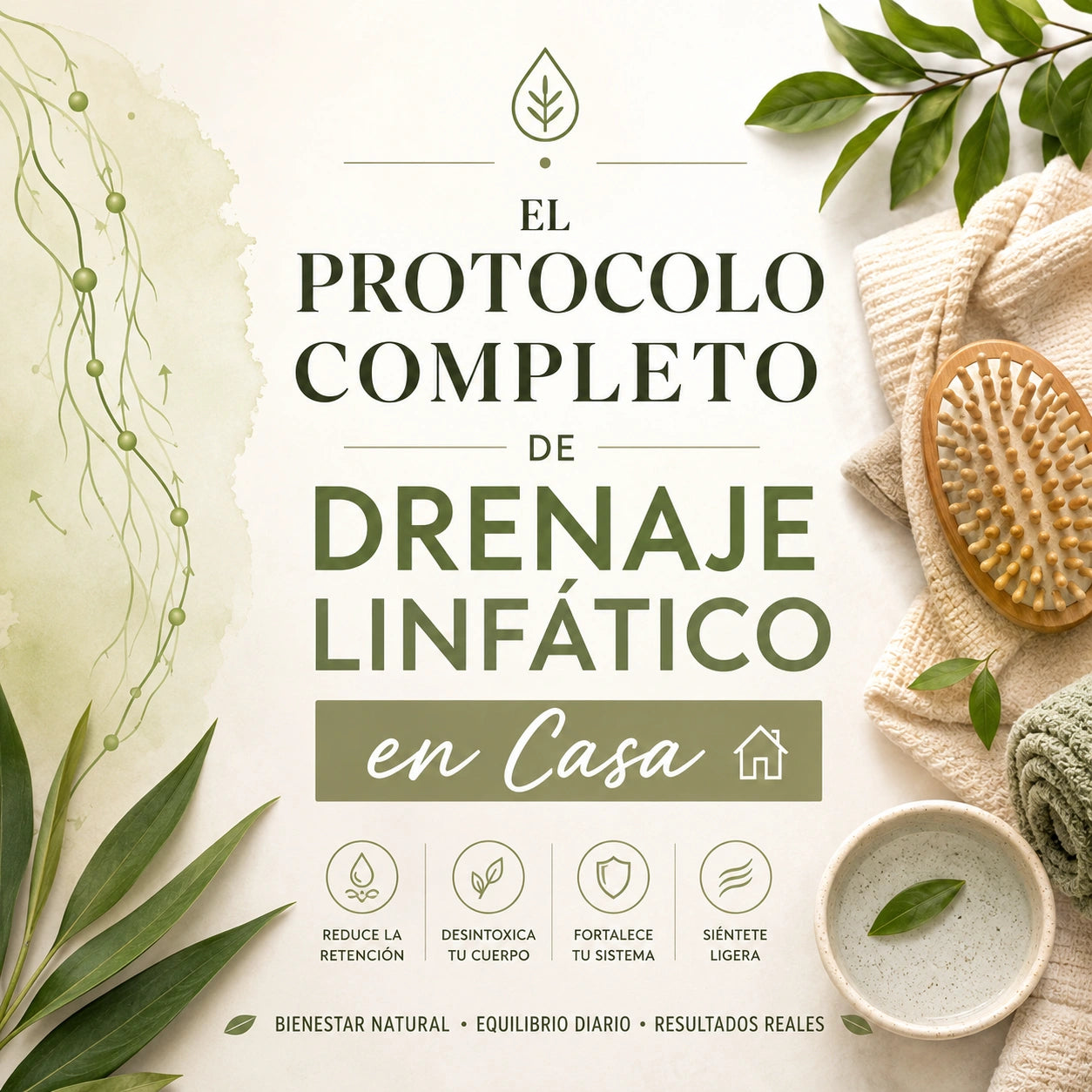 El Protocolo Completo de Drenaje Linfático en Casa