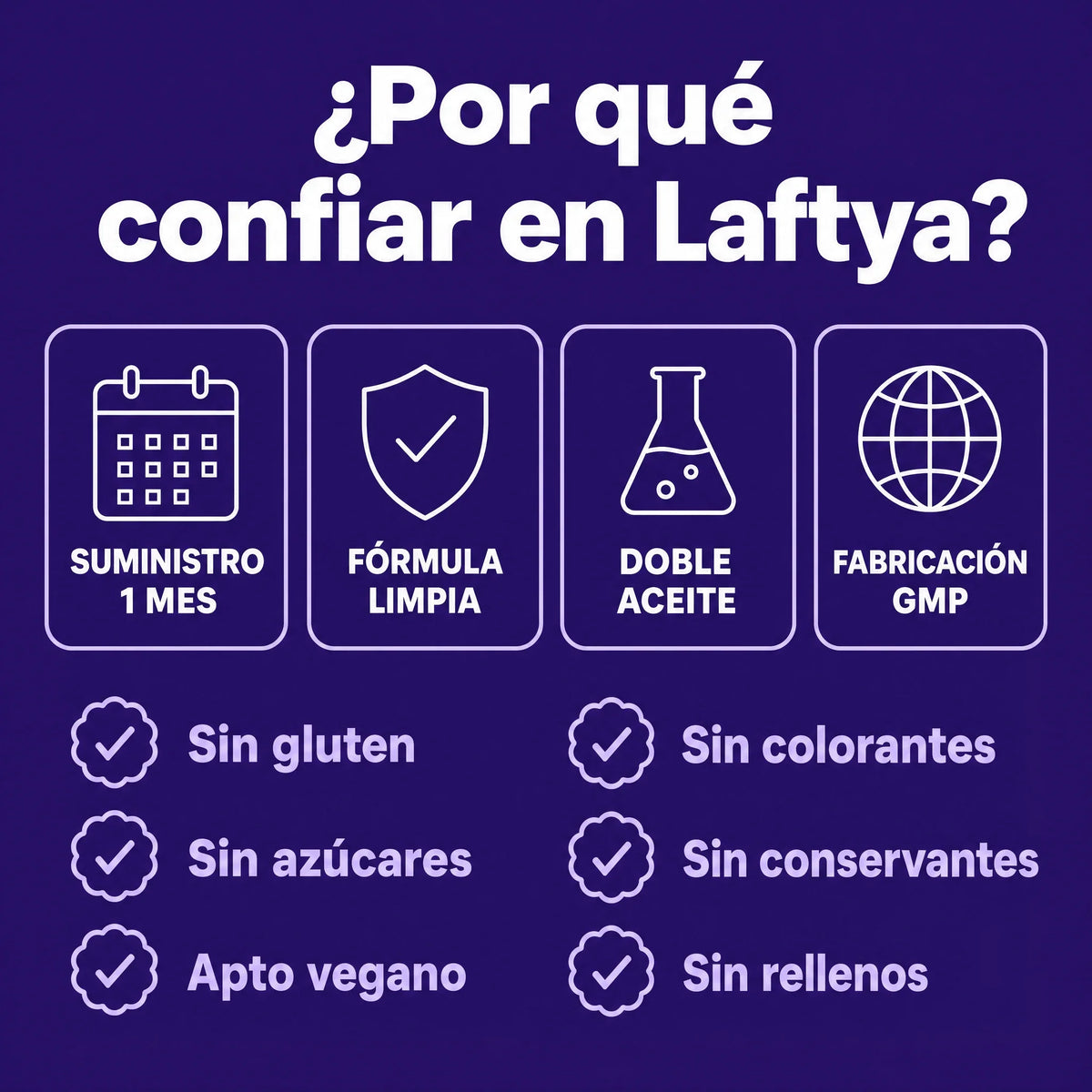 Laftya™ Aceite de Orégano + Comino Negro