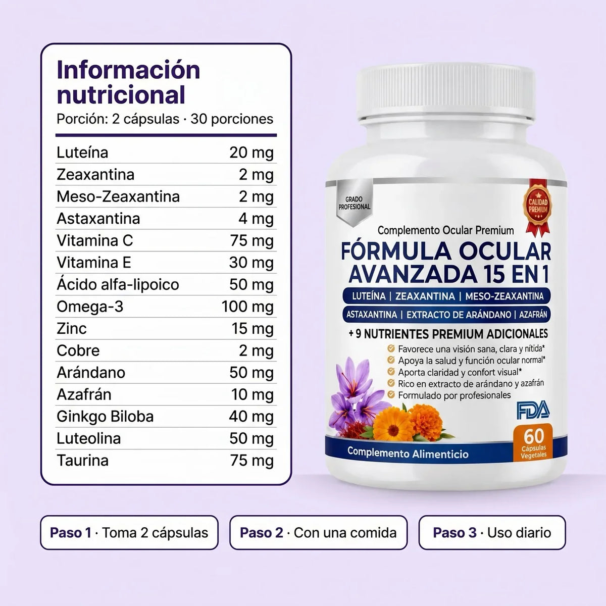 Visión Avanzada - Mácula 15 en 1